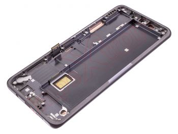 PREMIUM Black full screen AMOLED with Midnight black frame for Xiaomi Mi Note 10 Lite, M2002F4LG, M1910F4G - PREMIUM quality